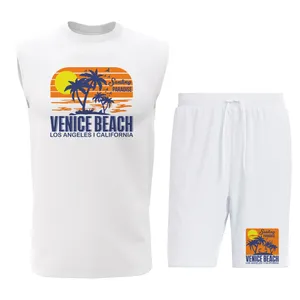 ست تاپ و شلوارک مردانه مدل B084W