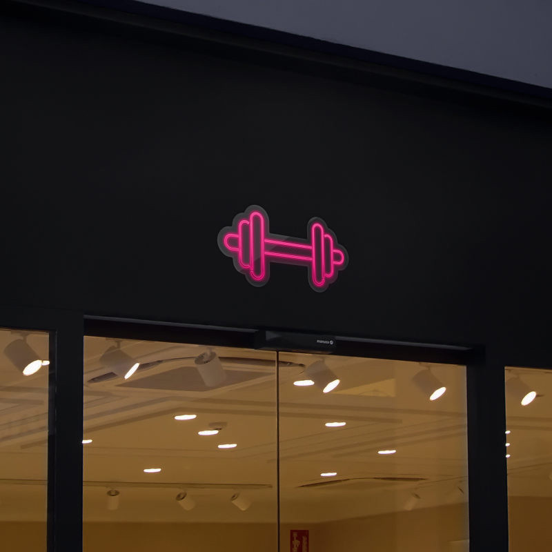 چراغ نئونی دیواری آرن تیم طرح دمبل