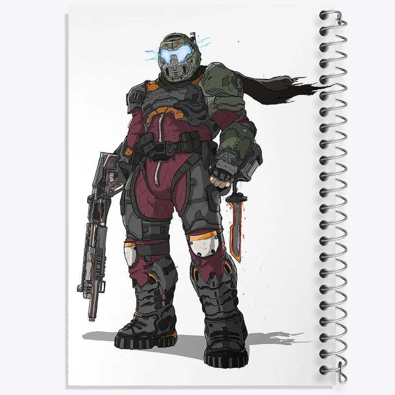 دفتر نت موسیقی 50 برگ خندالو مدل بازی رستاخیز (Doom) کد 31410