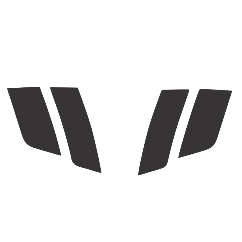 برچسب بدنه خودرو مهدیار طرح پشت آیینه  کد  SL102m بسته  4 عددی