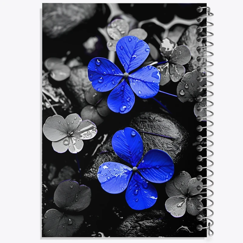 دفتر مشق 50 برگ خندالو طرح گل کد F5245