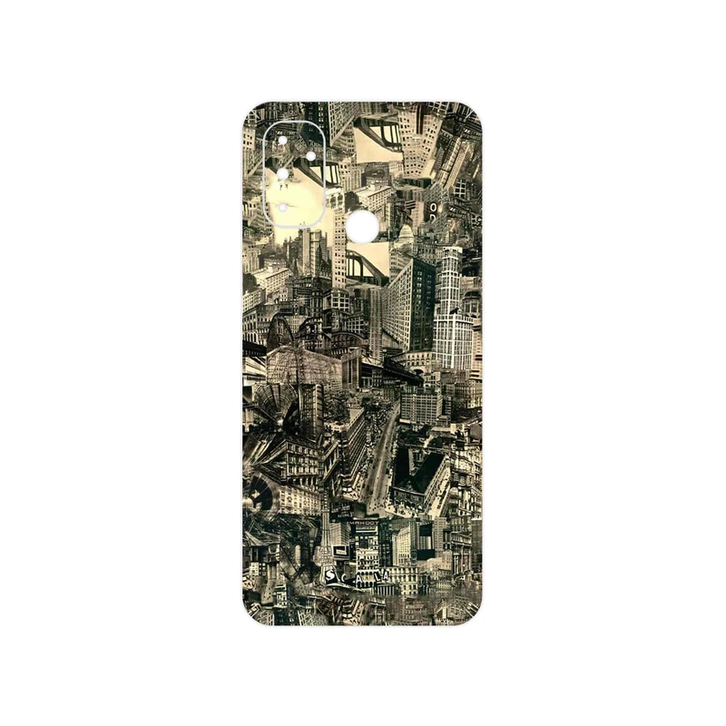 برچسب پوششی ماهوت مدل Collage of Skyscraper مناسب برای گوشی موبایل وان پلاس Nord N100