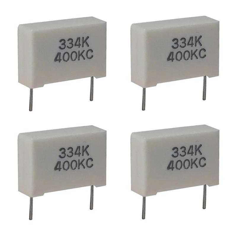 خازن 330 نانو فاراد 400 ولت مدل TMKT-33 بسته 4 عددی