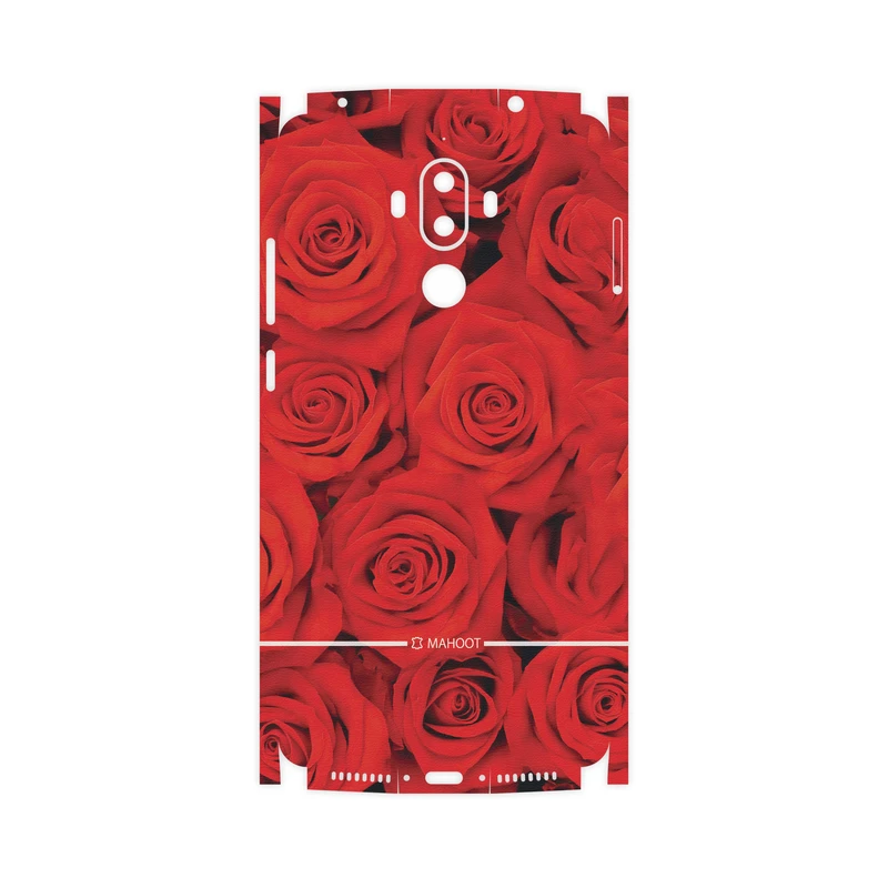 برچسب پوششی ماهوت مدل Red-Flower-FullSkin مناسب برای گوشی موبایل هوآوی Mate 9
