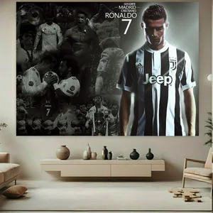 پوستر پارچه ای طرح رونالدو مدل جیپ کد BK24035