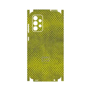 MAHOOT Yellow Snake Skin-FullSkin Cover Sticker for Samsung Galaxy A72