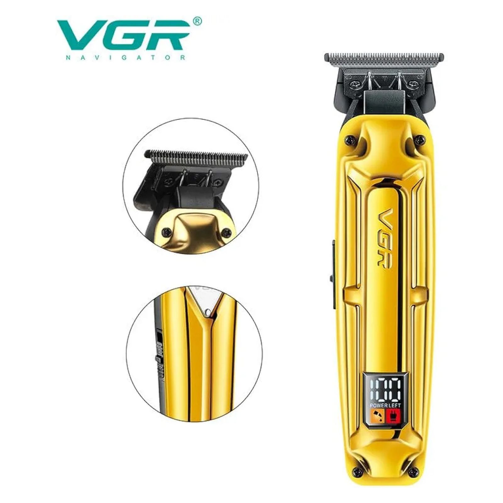 ماشین اصلاح موی سر و صورت وی جی ار مدل V-904 -  - 2