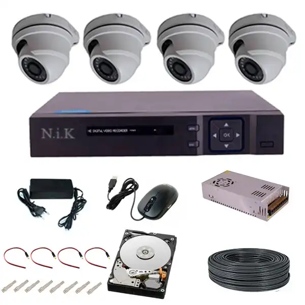 سیستم امنیتی ان آی کی مدل 4MP