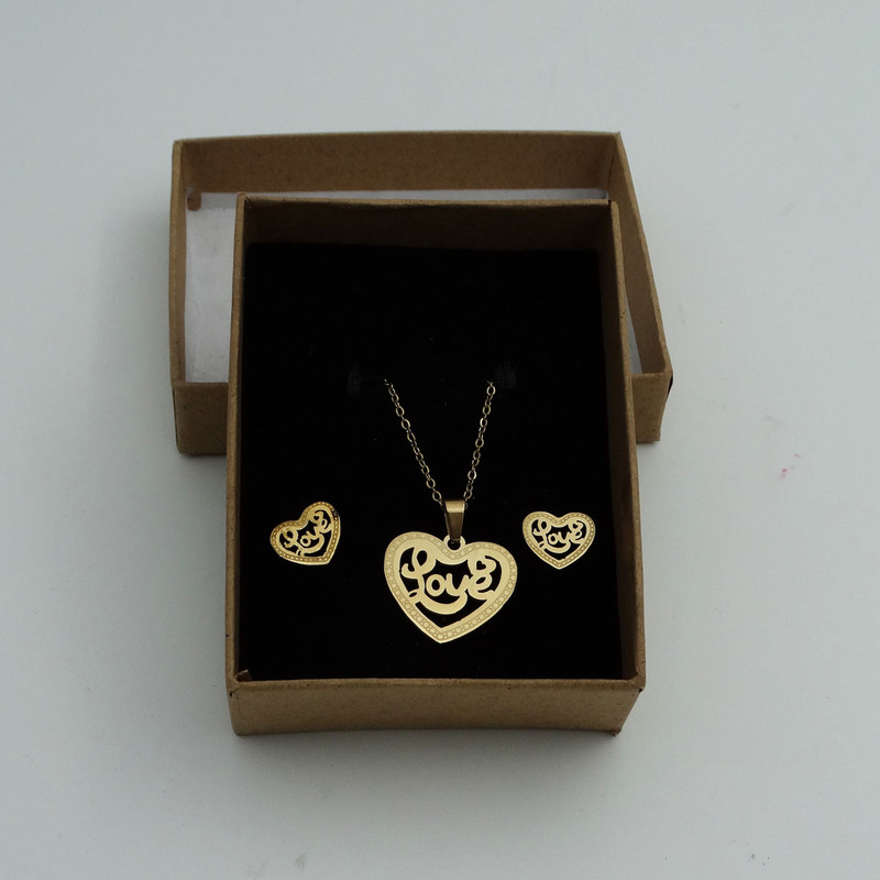 نیم ست دخترانه مدل قلب عاشق کد SZ 26