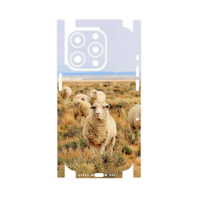 برچسب پوششی ماهوت مدل Sheep-FullSkin مناسب برای گوشی موبایل اپل iPhone 15 Pro