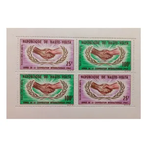 تمبر یادگاری مدل همکاری چاپ ولتا مجموعه 4 عددی