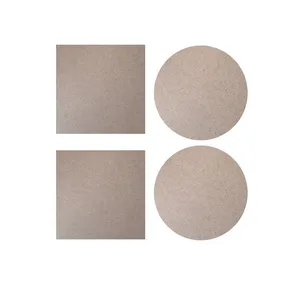 اسلایس چوبی مدل تخته سرو خام Square ten circle مجموعه 4 عددی