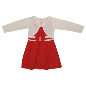 ست کت و پیراهن دخترانه مدل A&S7173 رنگ قرمز