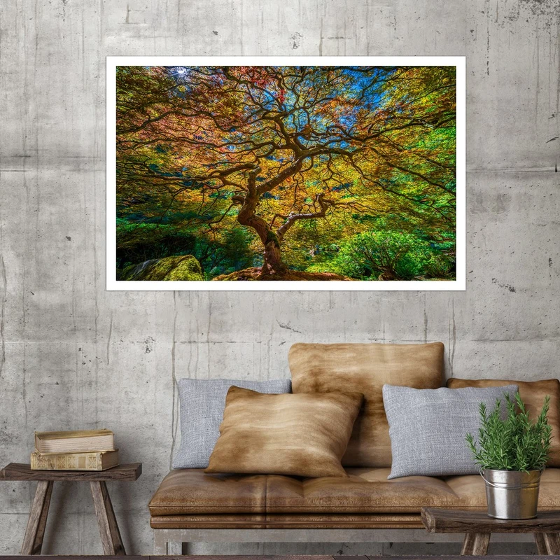 تابلو بکلیت طرح طبیعت و جنگل مدل W-S3011