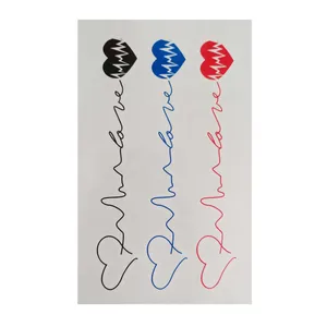 تتو موقت طرح ضربان قلب کد 97