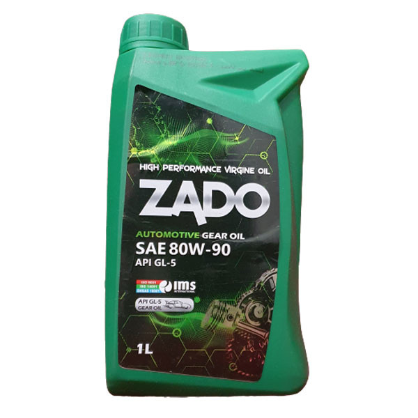 روغن دنده خودرو زادو مدل SAE 80W90 - GL-5 حجم 1 لیتر