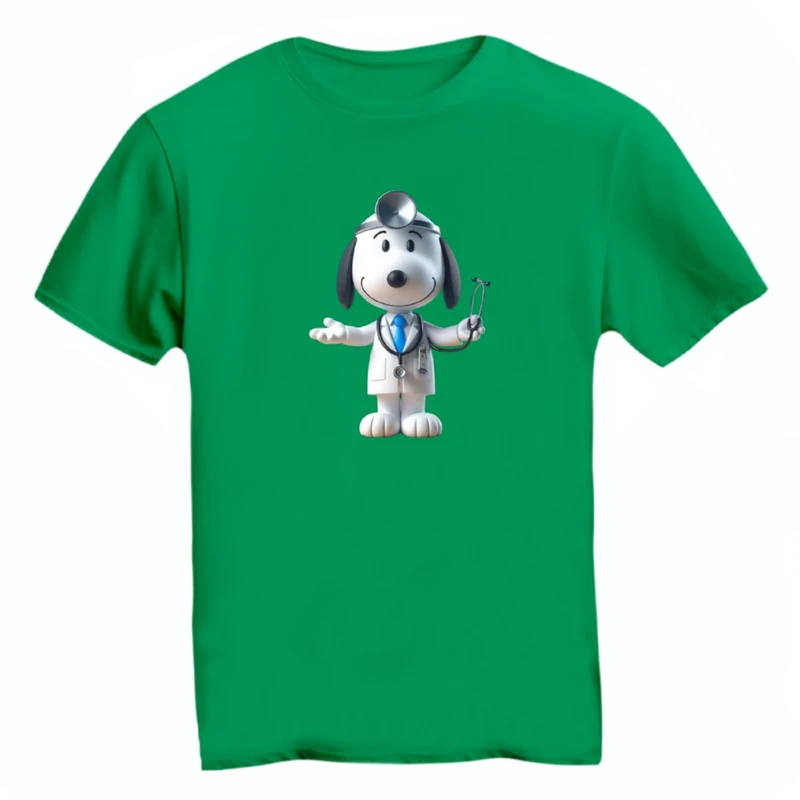 تی شرت آستین کوتاه زنانه مدل اسنوپی کد ۱۰