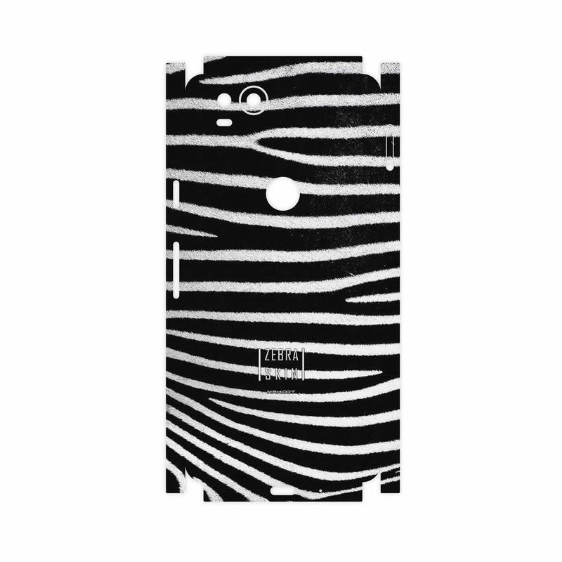 برچسب پوششی ماهوت مدل Zebra Skin-FullSkin مناسب برای گوشی موبایل گوگل Pixel 2
