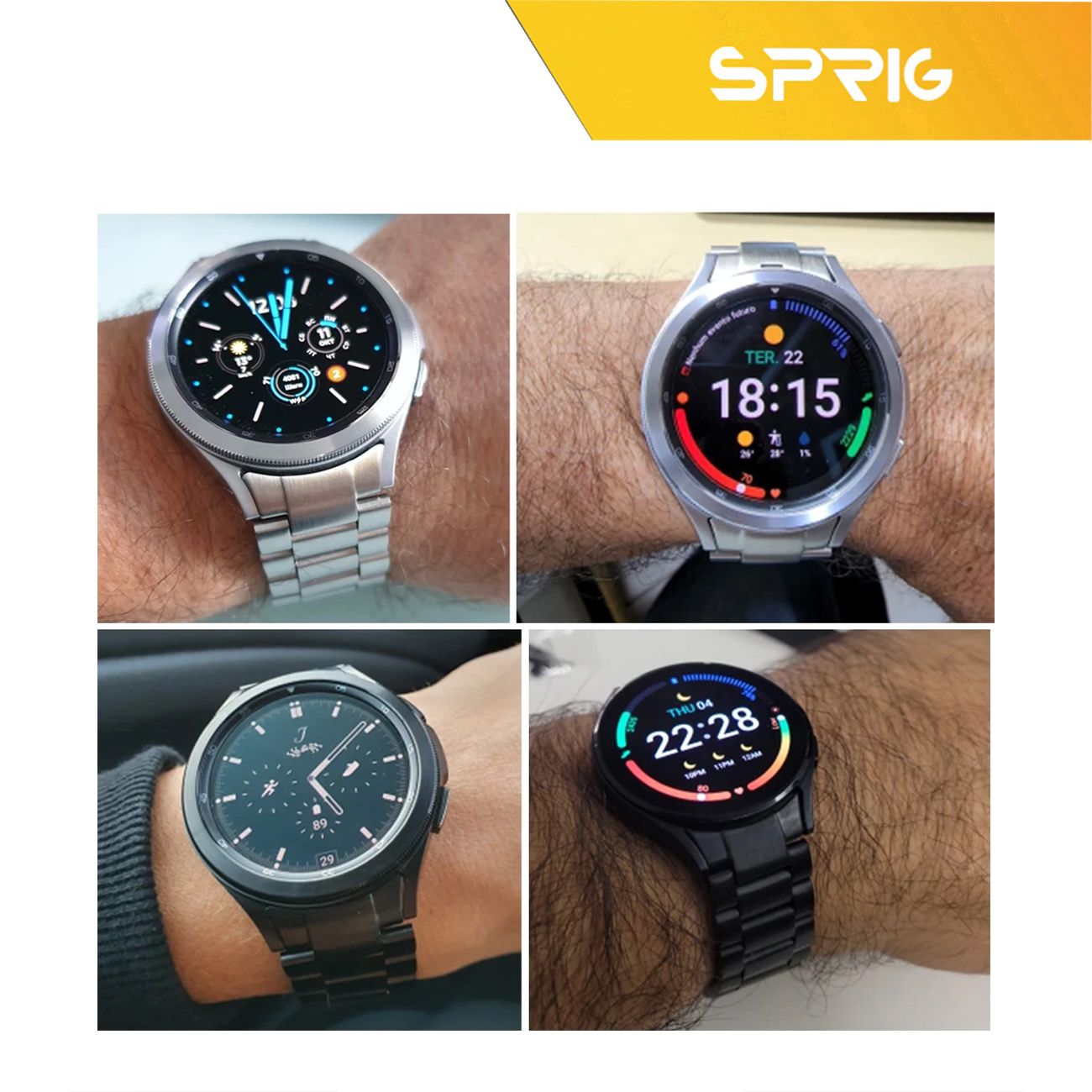 بند اسپریگ مدل 3Bid-Full Body protection مناسب برای ساعت هوشمند سامسونگ Galaxy Watch 4 44mm -  - 9