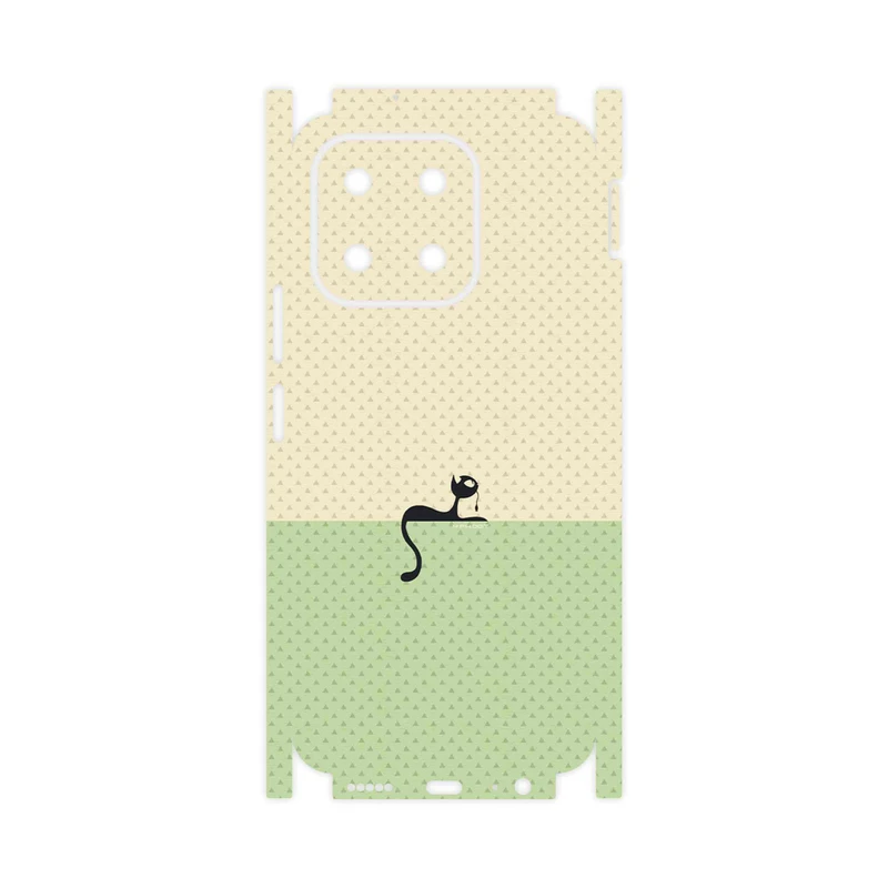 برچسب پوششی ماهوت مدل Minimal Internet Cat Icon-FullSkin مناسب برای گوشی موبایل آنر X6b