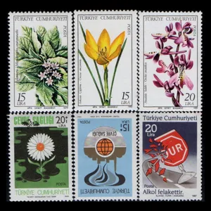 تمبر یادگاری مدل خارجی مجموعه 6 عددی 