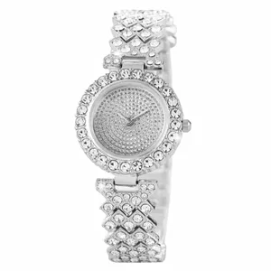 ساعت مچی عقربه ای زنانه مدل بند نگین کد Av-Gl-1