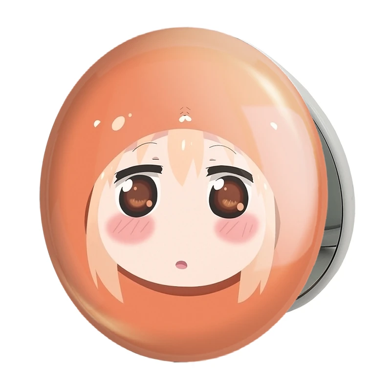 آینه جیبی خندالو طرح اومارو انیمه اوماروچان Umaru Chan مدل تاشو کد 18484 