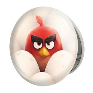 آینه جیبی خندالو طرح پرندگان خشمگین Angry Birds مدل تاشو کد 13876 