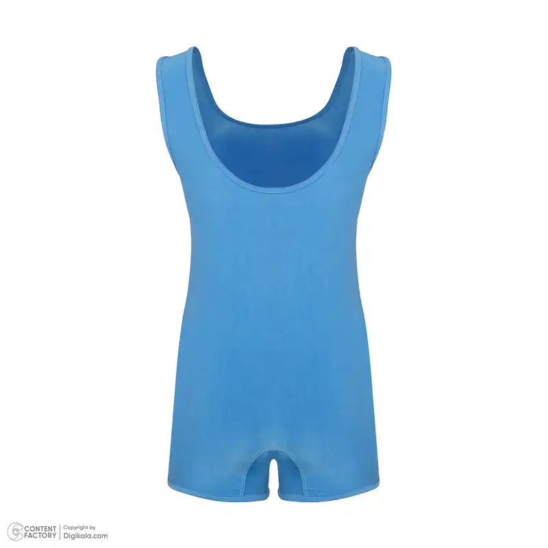 ست مایو و کلاه زنانه مدل 11763 رنگ آبی