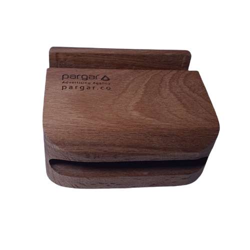 پایه نگهدارنده گوشی موبایل و تبلت پرگار مدل چوبی کد M908