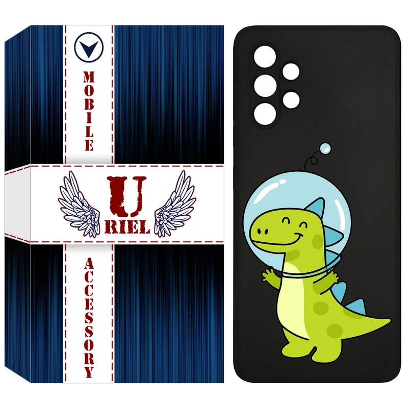 کاور یوریل مدل KSH کد 62 طرح دایناسور فضانورد مناسب برای گوشی موبایل سامسونگ Galaxy A32 4G
