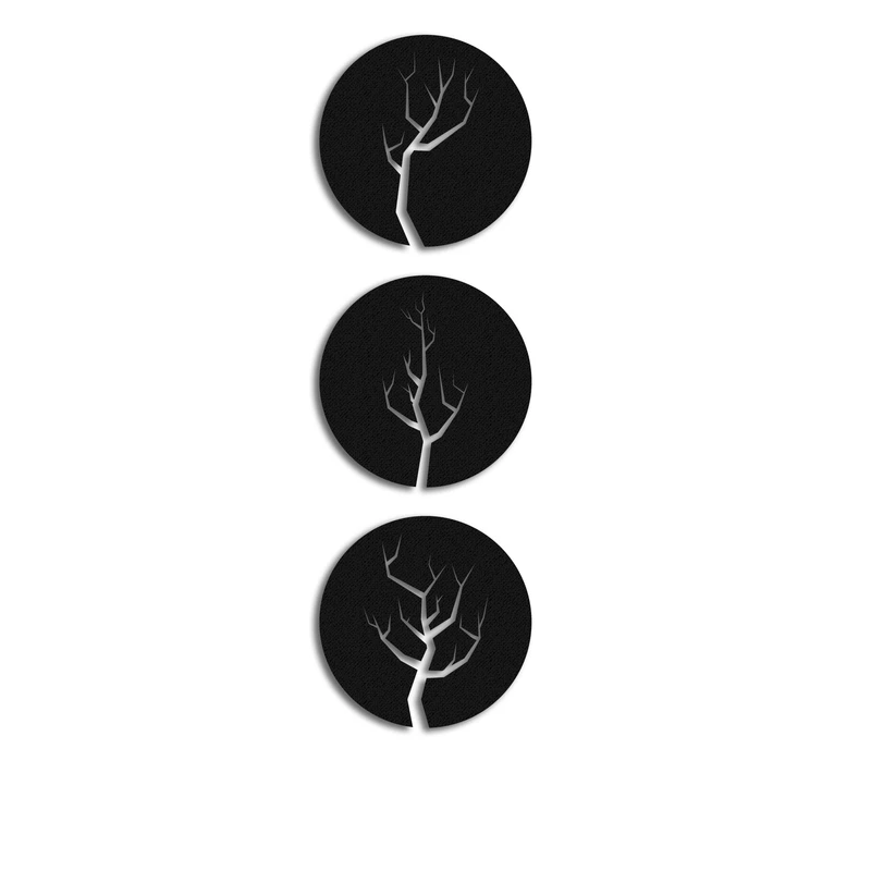 دیوارکوب طرح درخت مدل tr-b03 مجموعه سه عددی