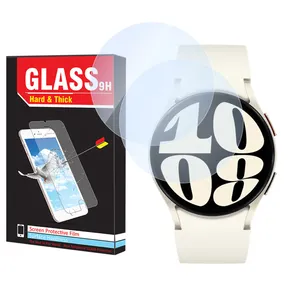 محافظ صفحه نمایش شیشه‌ای هارد اند تیک مدل SH-HT مناسب برای ساعت هوشمند سامسونگ Galaxy watch 6 44mm بسته دو عددی