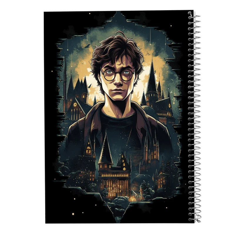دفتر ژورنال نویسی 50 برگ مدوپد مدل نقطه ای طرح هری پاتر harrypotter کد DF10223