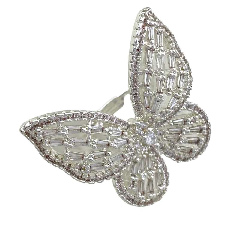 انگشتر زنانه مدل پروانه کد R4434 انگشتر زنانه مدل پروانه کد R4434