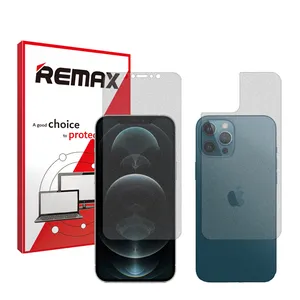 Remax HyMTT model matte screen protector suitable for the Apple iPhone 12 Pro Max mobile phone along with the back protector
