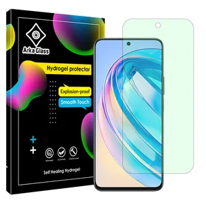 Arca Glass Eye Car model Green light screen protector suitable for Honor X8a mobile phone