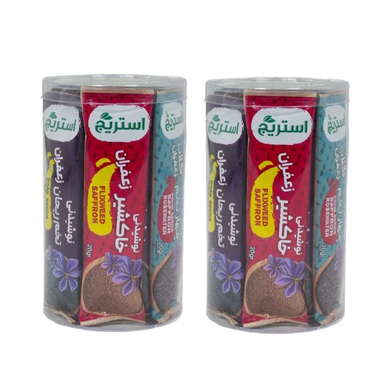 میکس نوشیدنی سرد استریج - 240 گرم بسته دو عددی