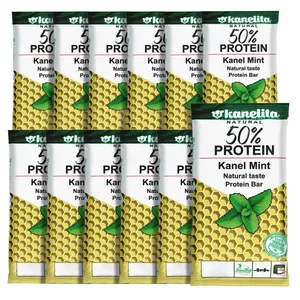 پروتئین بار گیاهی کنل نعنا کنلیتا - 45 گرم بسته 12 عددی