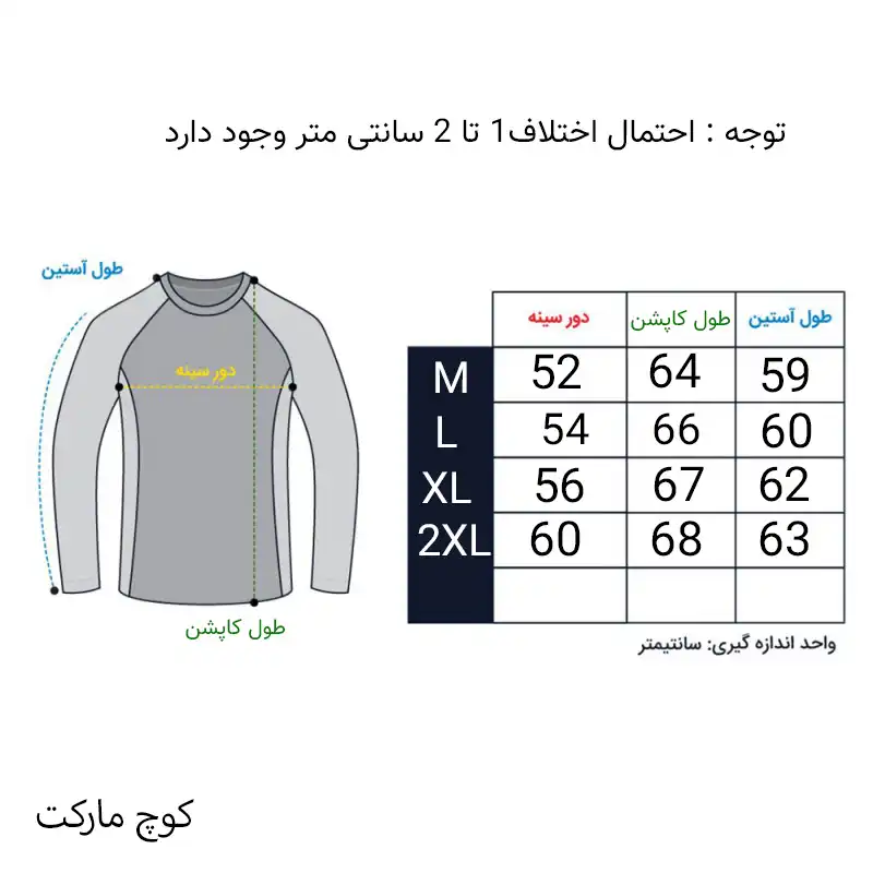 کاپشن مردانه مدل پر لایت 112