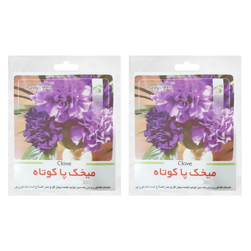 بذر میخک پاکوتاه گرین فارم کد G 22 بسته 2 عددی