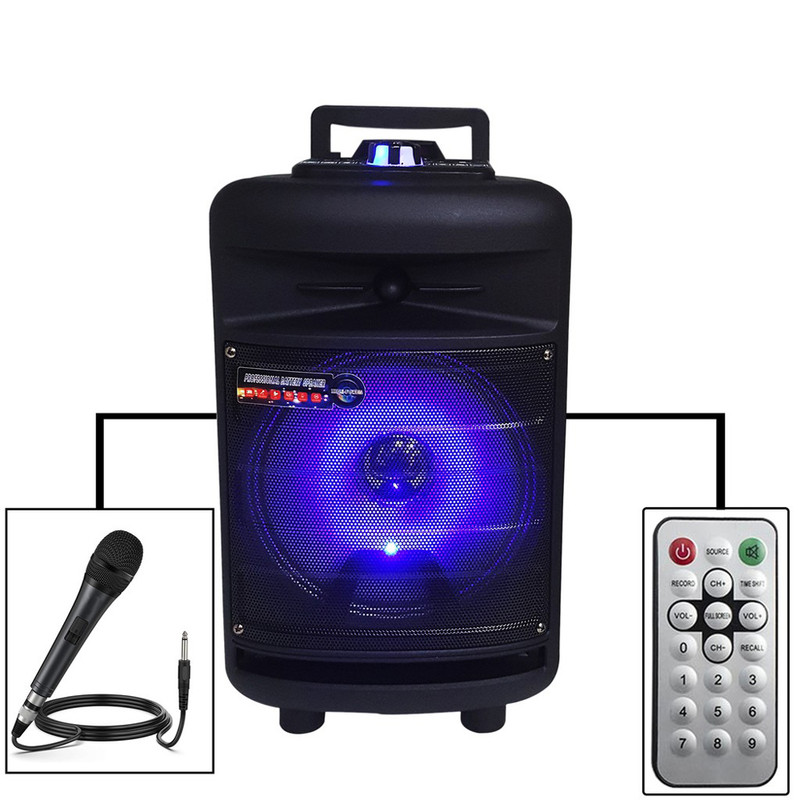 اسپیکر بلوتوثی قابل حمل بی تی مدل CH-T81 به همراه میکروفون 1