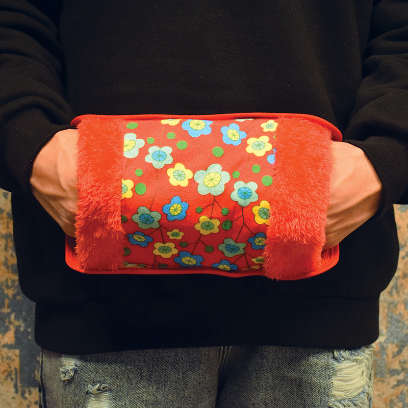 کیسه آب گرم برقی مدل Novita طرح گل مریم