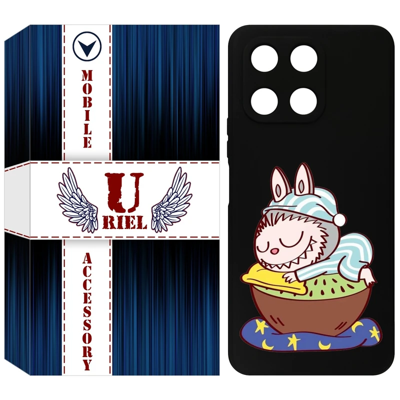 کاور یوریل قاب مدل KSH کد 127 طرح عروسک لبوبو مناسب برای گوشی موبایل آنر X6A / X6A Plus