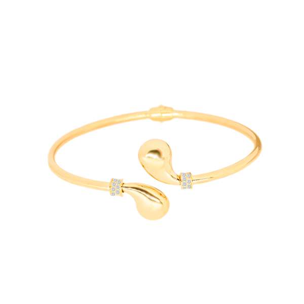 دستبند طلا 18 عیار زنانه ماوی گالری مدل بوتگا