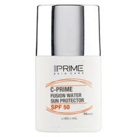 فلوئید ضدآفتاب بیرنگ پرایم SPF50 مدل C-Prime Fusion Water مناسب انواع پوست، حجم 40 میلیلیتر