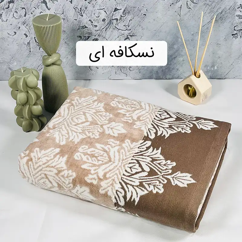 حوله حمام آذرریس تبریز طرح امیلی سایز 100×165 سانتی متر