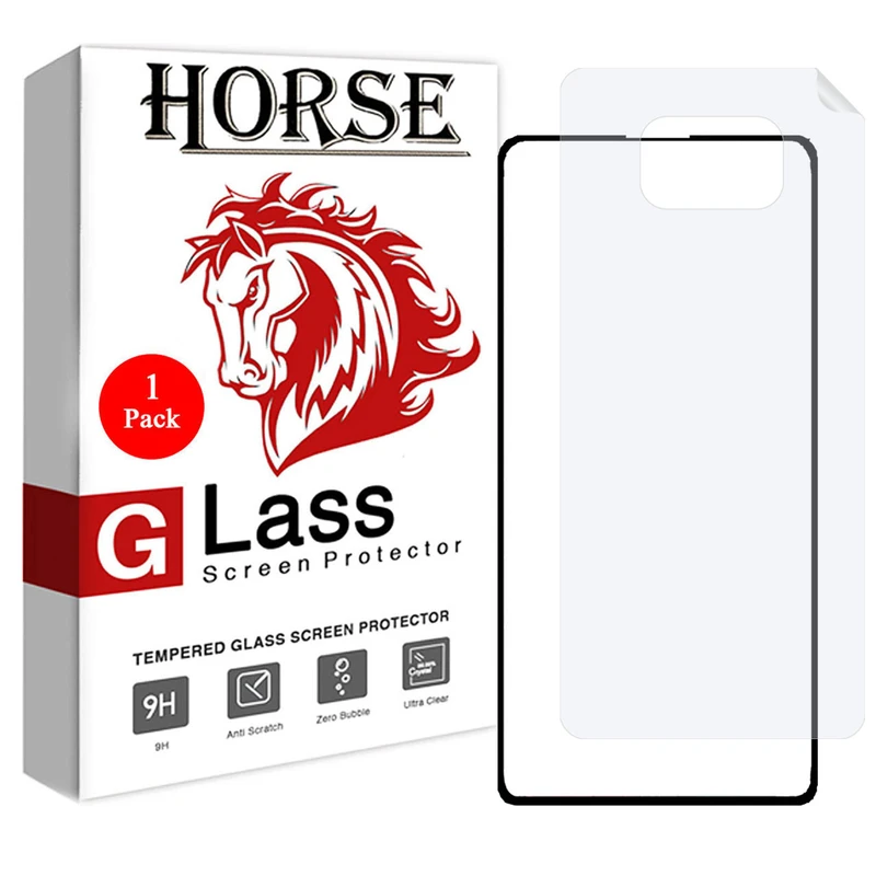 محافظ صفحه نمایش هورس مدل 2FN مناسب برای گوشی موبایل شیائومی Poco X3 NFC به همراه محافظ پشت گوشی