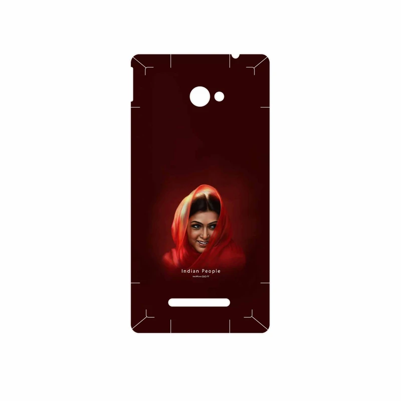 برچسب پوششی ماهوت مدل Portrait of an Indian Woman مناسب برای گوشی موبایل اچ تی سی 8X