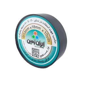 چسب برق ایران زمین مدل pvc بسته ۱۰۰ عددی